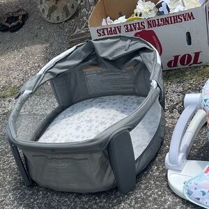 Gray Baby Bassinet